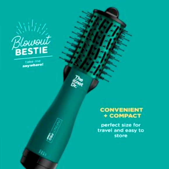 Conair InfinitiPro The Knot Dr. Dryer Brush Emerald Green Limited Ed. Holiday - Picture 1 of 7